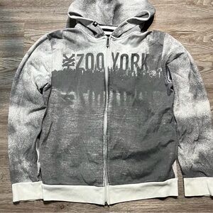 Vintage zoo York graphic zipup